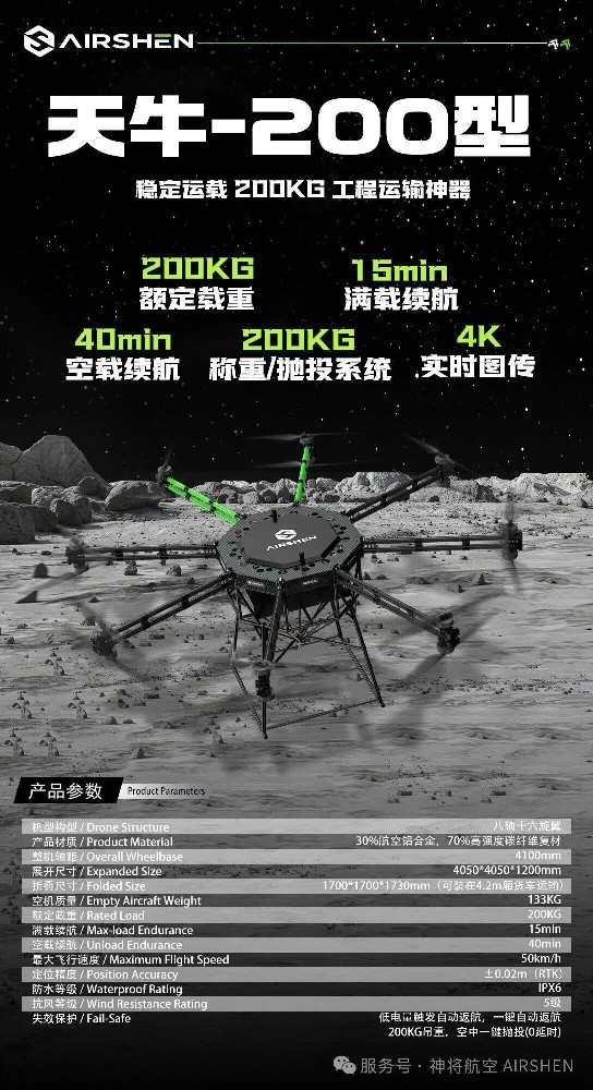 新品亮相｜神将航空天牛-200 型重磅发布